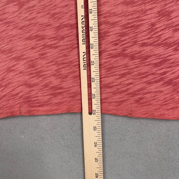 ATM Tank Womens Small Pink Red Heather Anthony Thomas Melillo Cotton Slub Jersey - Picture 11 of 13